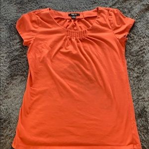 Style & Co orange blouse